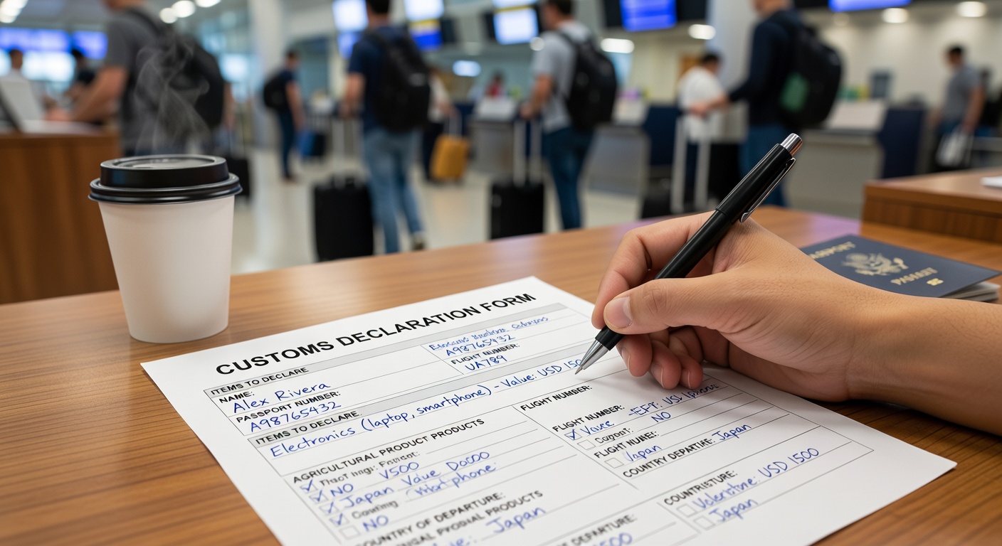 Formulario de declaración aduanera DUA para importación y exportación en España
